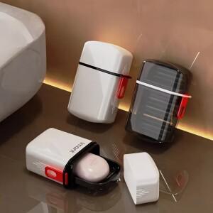 밀폐형 뚜껑과 배수 기능이  휴대호환  여행호환  비누 상자. 청소가 쉽고 부드러워짐을 방지