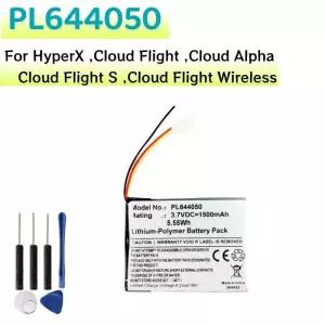 HyperX Cloud Flight  Alpha S +무료 도구용 새 무선 헤드셋 배터리 3.7V/1500mAh PL644050