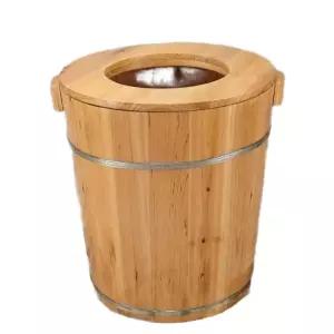 좌훈기 찜질 편백나무 좌욕기 원목 좌훈 변기 방석 좌욕 낮은 훈증기 통 좌식 습식 뚜껑