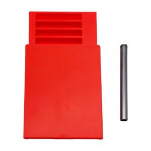 8칸 플라스틱 스너프 용기 알루미늄 빨대 포켓 사이즈 휴대호환  보관함 키트 악세사리