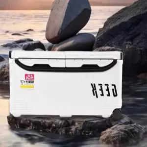 대장쿨러 갈치 낚시 45L 바퀴 아이스박스 캠핑 대용량 흰색 긴끈