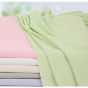 흰천 여름 니트 탄성 아이스 실크 원단 초박형 태양 전지 스크린 포장 바지 재킷 계량기 바느질 일반 흰색 녹색