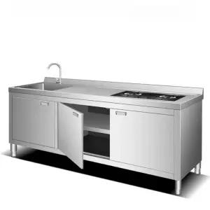 스텐싱크대 식당 주방 하부작 작업대 야외 이동식 세척