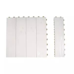 틈없는 조립식마루 데크타일 16P+마감재 8P 현관 욕실 화장실 우드형