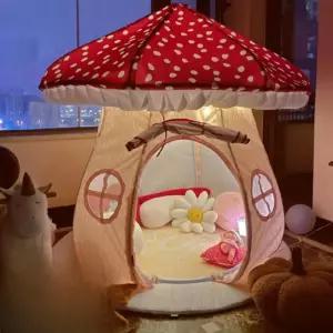 실내텐트 버섯모양 집 동굴 위한 아이방 고양이 고양이를 탈부착 세척