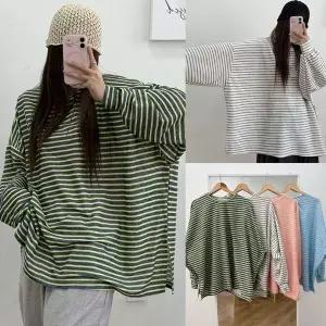 [하프클럽/]위쉬몰 GB 오버가오리줄지티셔츠(X259H602) 빅사이즈