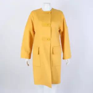 [구구스]중고명품 에르메스 가죽 트리밍 캐시미어 코트 55 (NO 10350129)