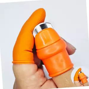 마늘손질 골무 손가락칼 엄지칼 작물 수확 텃밭 야채 손질 칼