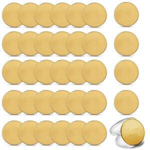 동전수집 빈 챌린지 동전 나사산 가장자리 40mm 아크릴 보호 상자 포함 DIY 공예 조각 수집 용품 30 개 10