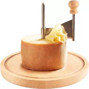 시니안야 치즈 커러 비치 우드-스테인리스 스틸 - 테테 드 모인 커러와 초콜릿 쉐이빙 지롤 면도기에 가장