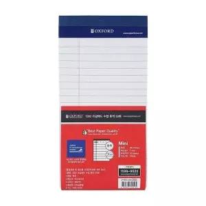 [셀러에이드]옥스포드 1000 리갈패드 미니수첩 50매 흰색 LP2MN-50S / 89X173mm (200개입)