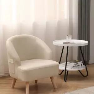 인용 소파 패브릭 원룸 암체어 싱글 가죽 핑크 좌식