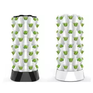 수직 수경재배기 무토양 상추 키우기 장비 식물 야채 재배자 온실