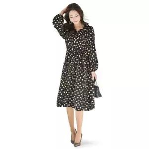 [NS홈쇼핑](삽)엘르아 도트 롱 원피스[35730224]