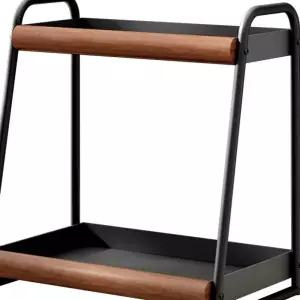 양념통보관함 주방정리선반 양념보관대 보관대 2단 주방정리함 양념선반