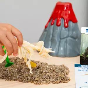 화산 공룡뼈 캐기 과학키트 초등생 자연탐구 교사 5세 선물 가정용 아동 수업용 과외
