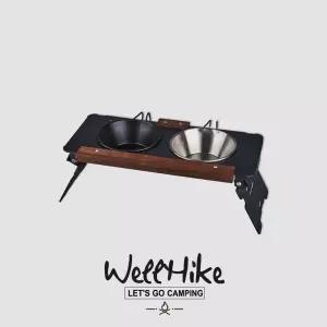 캠핑용강아지밥그릇 접이식 야외 여행 도시락 반려동물