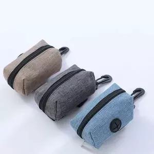 [셀러에이드]반려동물 배변봉투 파우치 고리형 산책 휴대용 똥봉투 케이스