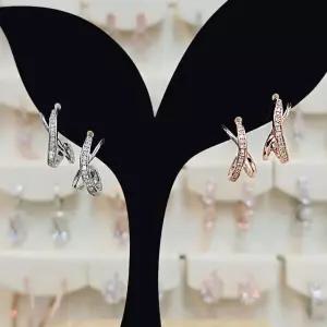 [볼라레]크루세 은침 링귀걸이 2color FP1676