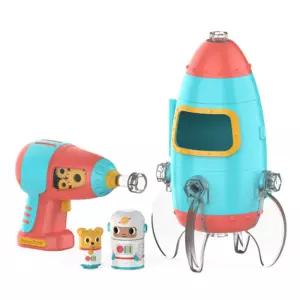 5-7살 전동 공구놀이 로켓 조립 남아 손주 선물 생일 조카 소근육 입학 키즈 나사