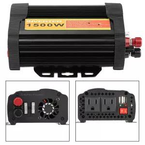자동차 전압 변압기 인버터 컨버터 12V 인버터 1500W 전력 인버터 12V-110V AC 1500W