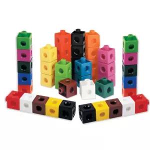 연결 큐브 숫자 수막대1000p 초등학교 1학년 교구 유치원 특수반 수모형 수놀이 체험