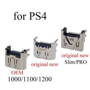 소니 호환 플레이스테이션 4 PS4 올드 팻  슬림 프로 콘솔 인터페이스 커넥터용 호환 50개 HDMI 호환 포트