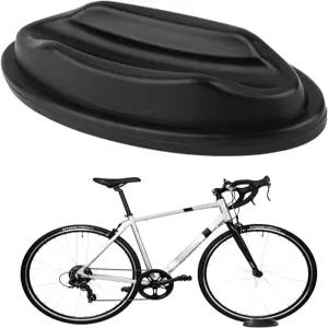 QUWXNXO 자전거 트레이너 앞바퀴 블록 견고한 성형 플라스틱 안정화 지원 실내 터보 정지 저항 훈련 운동