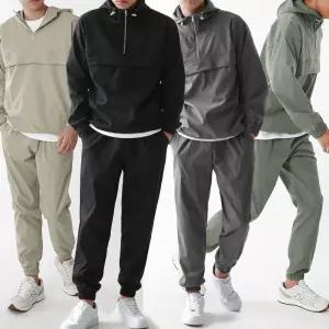 남자 우븐 후드아노락 조거팬츠 상의 하의 M~4XL 빅사이즈 트레이닝복