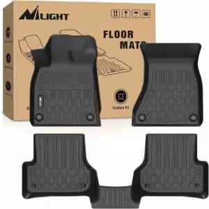 Nilight TPE 플로어 매트 아우디 A6 S6 콰트로 2012 2013 2014 2015 2016 2017 2018 모든 날씨 맞춤형 헤비