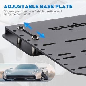 레이싱 시뮬레이터 자동차 운전 Pc Sim 유로 트럭 악세사리 스티어링 휠 페달 Wind Rig Cockpit Simracing