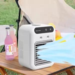 소형 책상 냉풍기 휴대용 이동식 냉각 탁상용 소형냉풍기