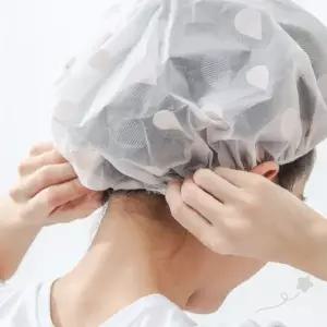 목욕 헤어 보호 방수 샤워 모자 두피 보호 헤어 트리트먼트 염색 케어 욕실 위생