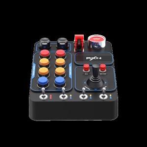 레이싱 시뮬레이터 중앙 제어 박스 유로 트럭 RGB 조명 효과 미국 게임 자동차 컨트롤러