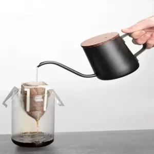 드립커피 주전자 소형 카페 커피포트 홈카페 덮개