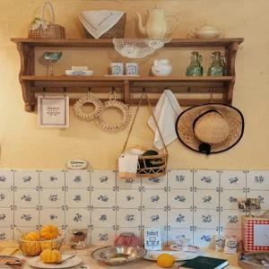 욕실 인테리어 레트로타일 벽면 벽돌 발코니 수영장 베란다