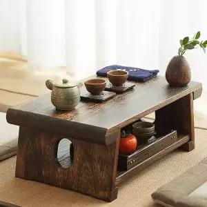 호족반 전통 찻상 원목 좌상 수공예 개다리 미니 소형 인테리어