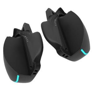 2개 게임 컨트롤러 마우스 슈팅  핸드 그립 악력기 세트 데스크탑 모드 홀더 스위치 2 악세사리용