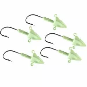 갈치 삼치용 야광 지그헤드 IZ810 5개 루어미끼 채비