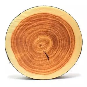 [골드스마일]TBZ 통나무무늬 패브릭 원형방석 업소방석 의자방석 방석쿠션