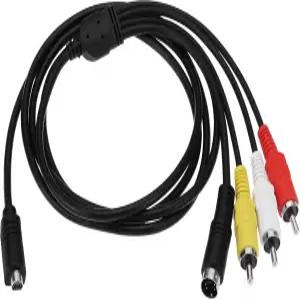 ECSiNG 디지털 카메라 10핀 VMC 오디오 비디오 케이블 VMC-15FS VMC-30FS AV to RCA 교체 부품 소니