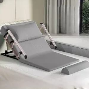 전동 노인 기립보조기 등받이 가정용 자동승강 침대 PP보드기상 보조 75cm 짧은 통기성 리넨