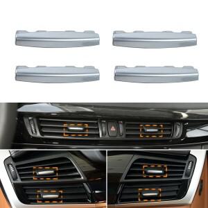 자동차 전면 에어컨 AC 벤트 그릴 탭 클립, 배출구 슬라이더 토글 피스, BMW X5 X6 F15 F16 X5M X6M 2014-2