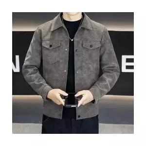 남성 항공 점퍼 빅사이즈 가죽 봄가을 칼라 멋스러운 PU자켓 옷 공급 DUCHI1