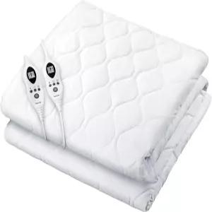 뷰러 UWB80 온열 매트리스 패드 킹 별도의 발체열 듀얼 컨트롤 전기 커버 자동 차단 9가지 보온 수준 과열