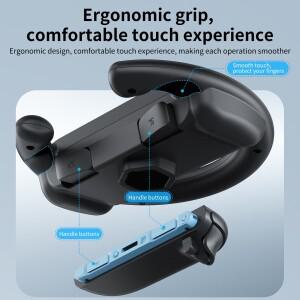 혼캠 범용 호환레이싱 휠 스탠드 스위치  조이콘 게임 컨트롤러용 안전 흡착판 베이스 포함 NS2 호환