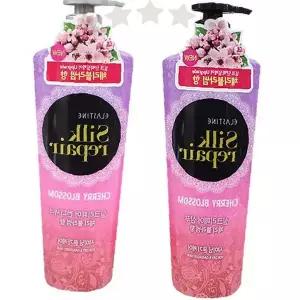 두피 케어 모발 영양 공급 벚꽃 향기 샴푸 린스 헤어 트리트먼트 홈 케어 세트