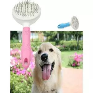 고양이 털 제거 자동 애견용 브러쉬 반려동물 털 빗 강아지 마사지 스테인레 용품 셀프 목욕 스핀 도구