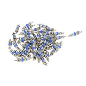 50개 자동차 에어컨 HVAC 냉매 및 에어컨 밸브 코어 세트 고압 밀봉 밸브 코어 키트 R410 R32 R22 호환