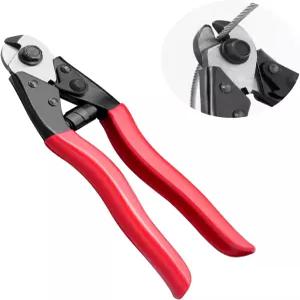 올레피오 헤비 듀티 케이블 커터 와이어 1/8인치 - 5/32인치 스테인리스 스틸 항공기 로프 데크 계단 난간